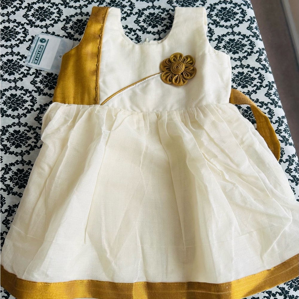 Onam Style Dress